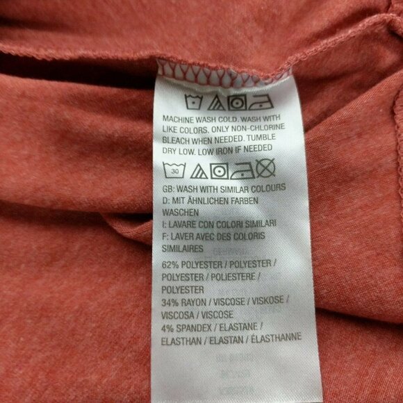 LOGO Lounge by Lori Goldstein Jersey Dress Medium Red - Picture 4 of 5